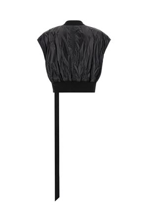 Gilet 'Tatlin Bomber' in tessuto sintetico nero RICK OWENS DRKSHDW | DS01F4717NPS09